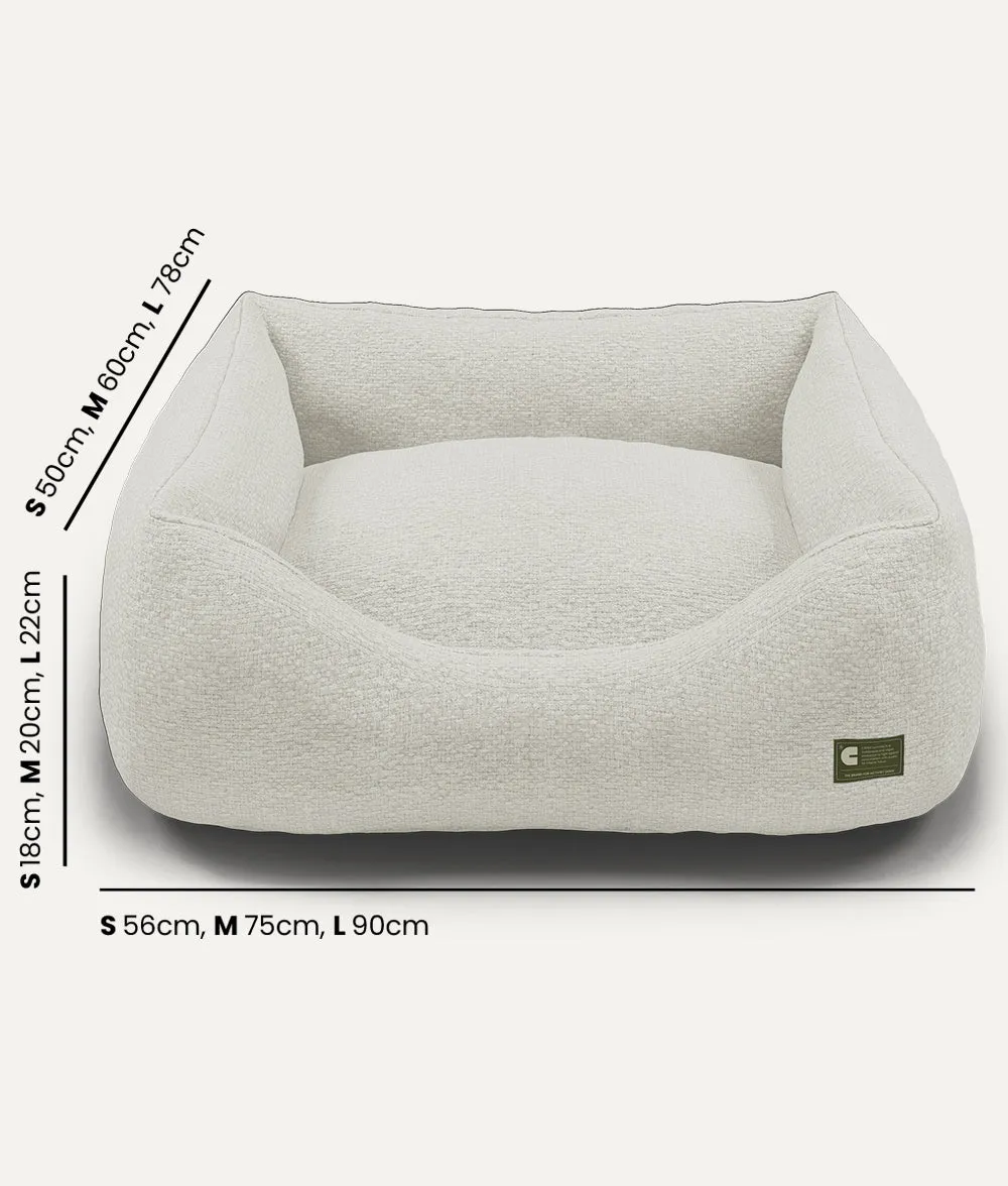 Cama Perro Blanco Hueso Premium, Snozy