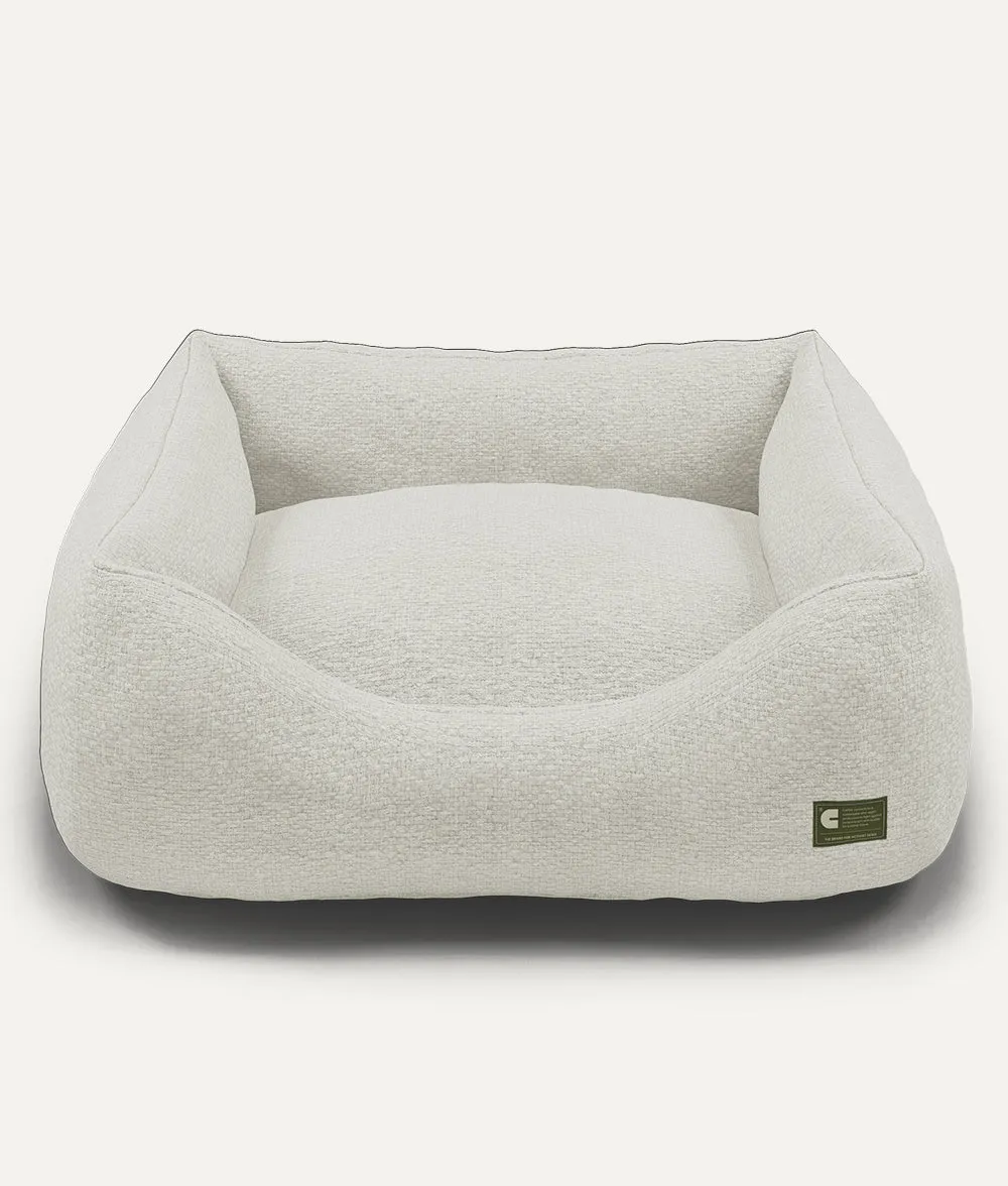 Cama Perro Blanco Hueso Premium, Snozy