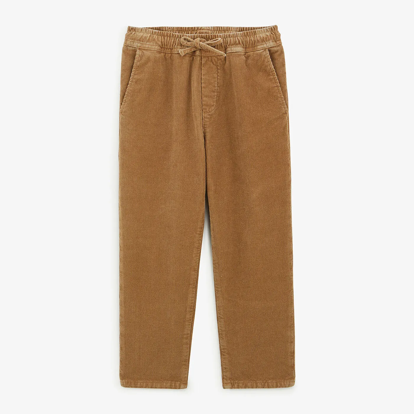 Chino velours 734 Junior avec taille élastique beige