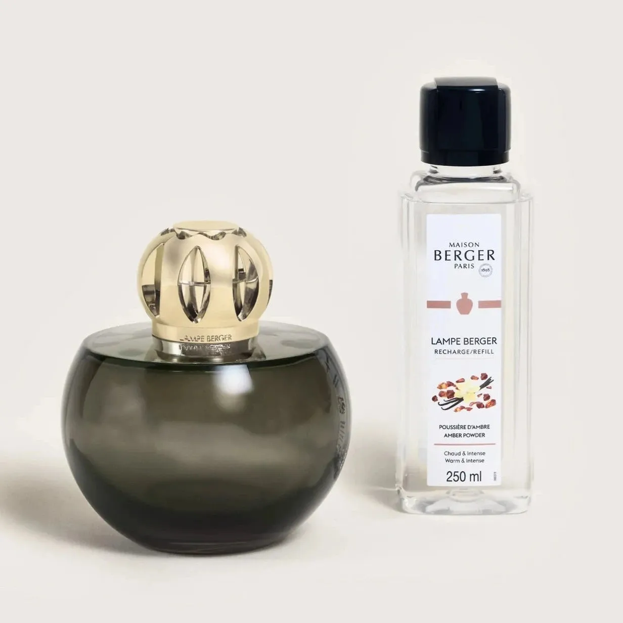 Cofre Lampara Catalítica Berger   Perfume Holly Gris Mouse