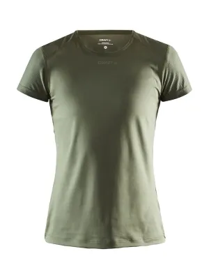 Craft ADV Essence SS Slim Tee sportshirt korte mouwen dames groen