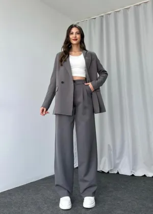 Ensemble tailleur gris foncé