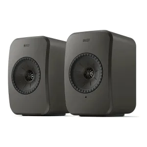 KEF LSX II LT | Haut-parleurs HiFi Sans fil - Compacte et versatile - Gris Graphite - Paire