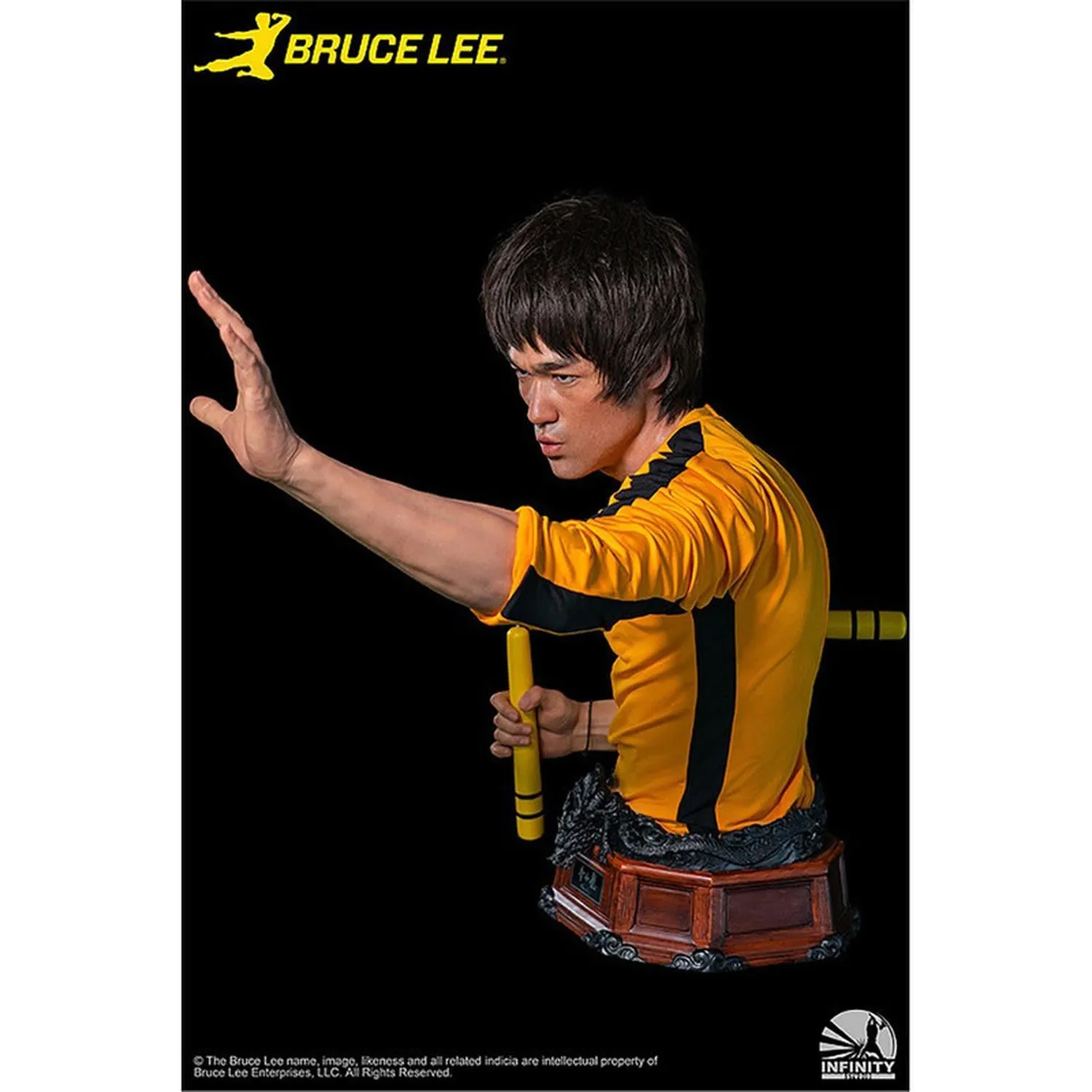 New Arrival Infinity Studio Busto Death Game Escala 1:1 Bruce Lee