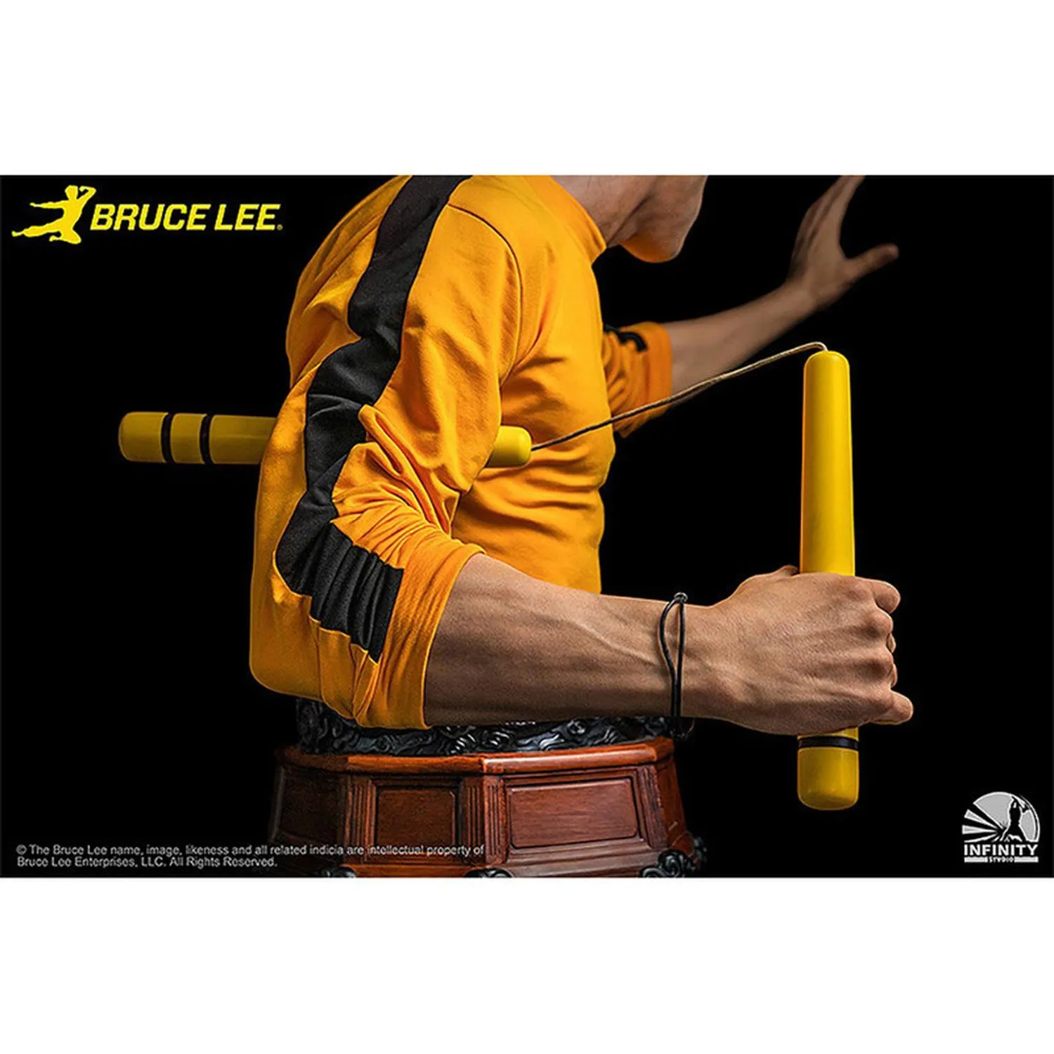 New Arrival Infinity Studio Busto Death Game Escala 1:1 Bruce Lee