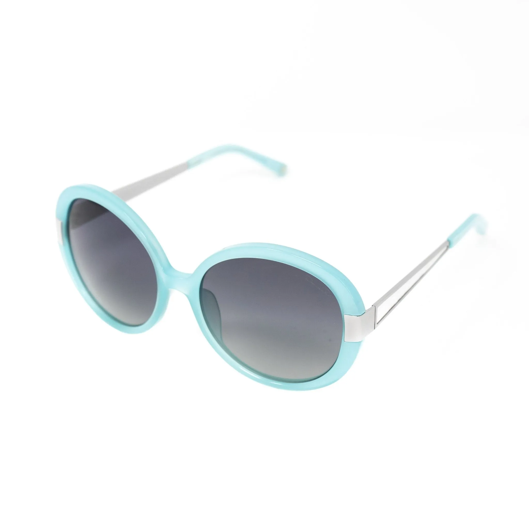 Oscar De La Renta Sunglasses Oversized Aqua and Grey