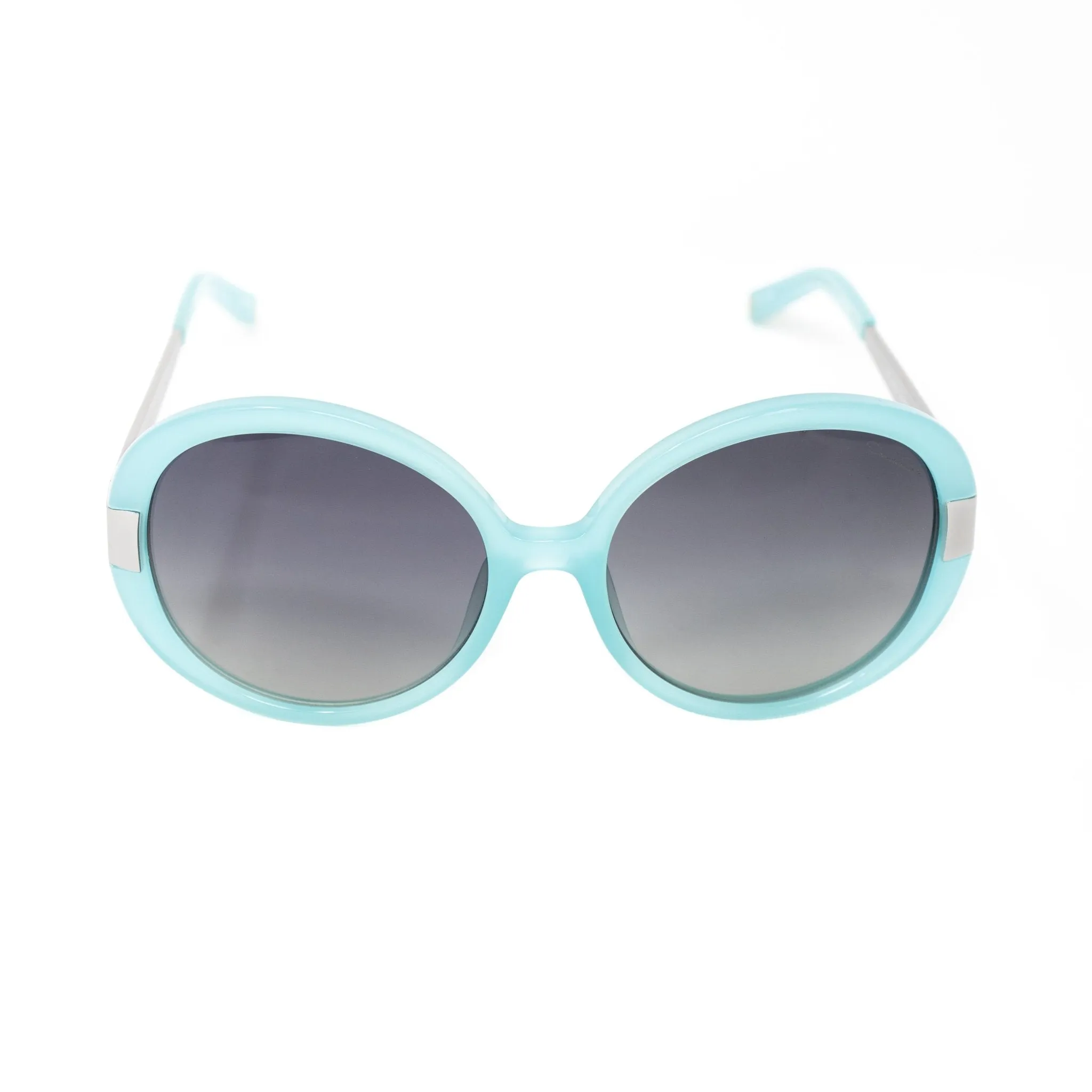 Oscar De La Renta Sunglasses Oversized Aqua and Grey