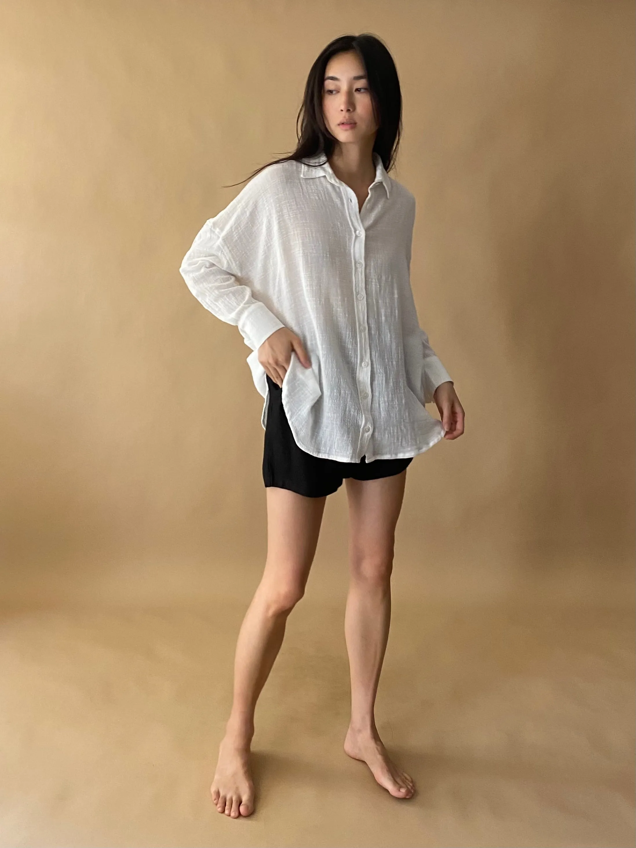 Oversized Cotton Shirt