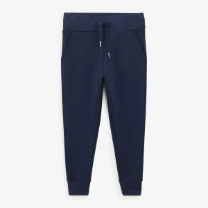 Pantalon de jogging junior en molleton bleu foncé