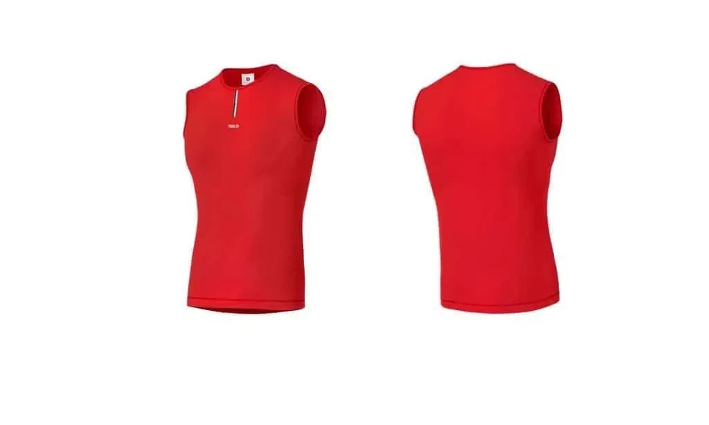 PedalEd Merino BaseLayer Sleeveless Essential - Red