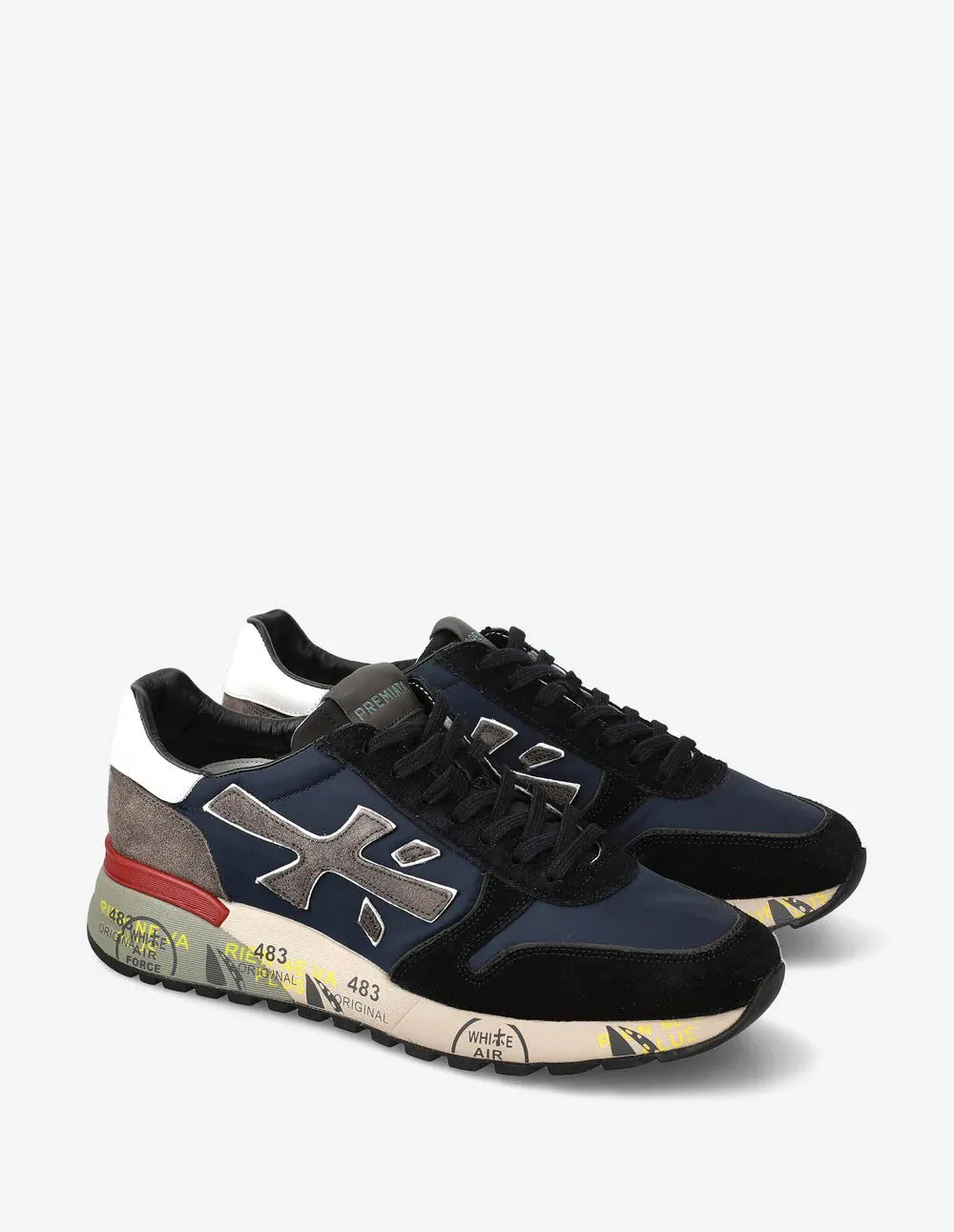 Premiata Mick 6421 Azules y Negras Hombre