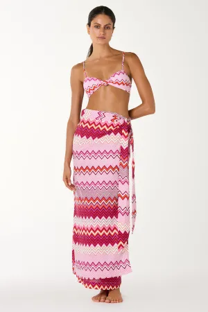 Rosé Wave Flippa Skirt