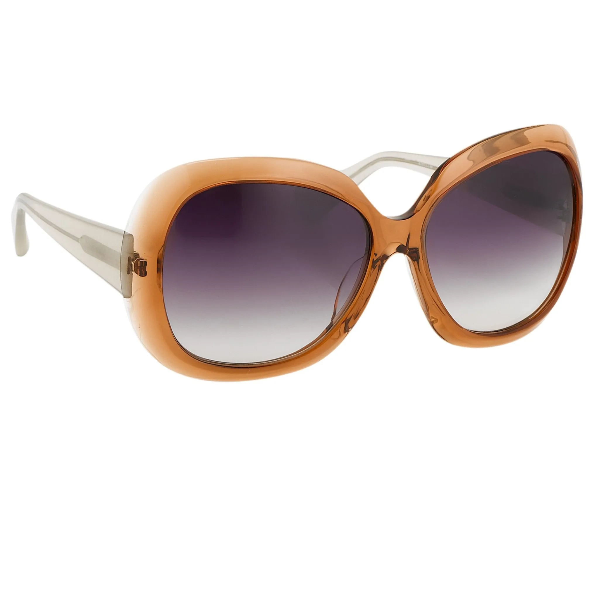 Rue De Mail Sunglasses Oversized Terracotta and Grey