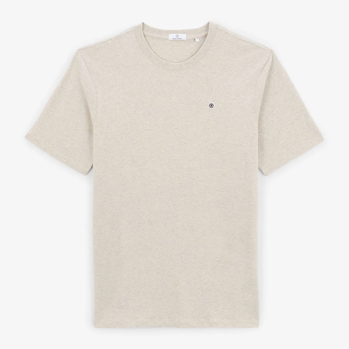 T-shirt Theo beige chiné